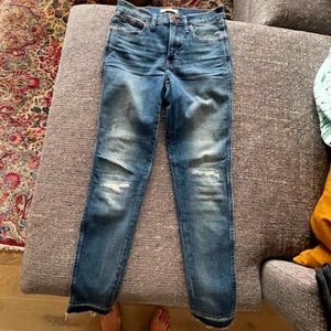 Madewell 9-inch High Rise Skinny Jeans - Size 27